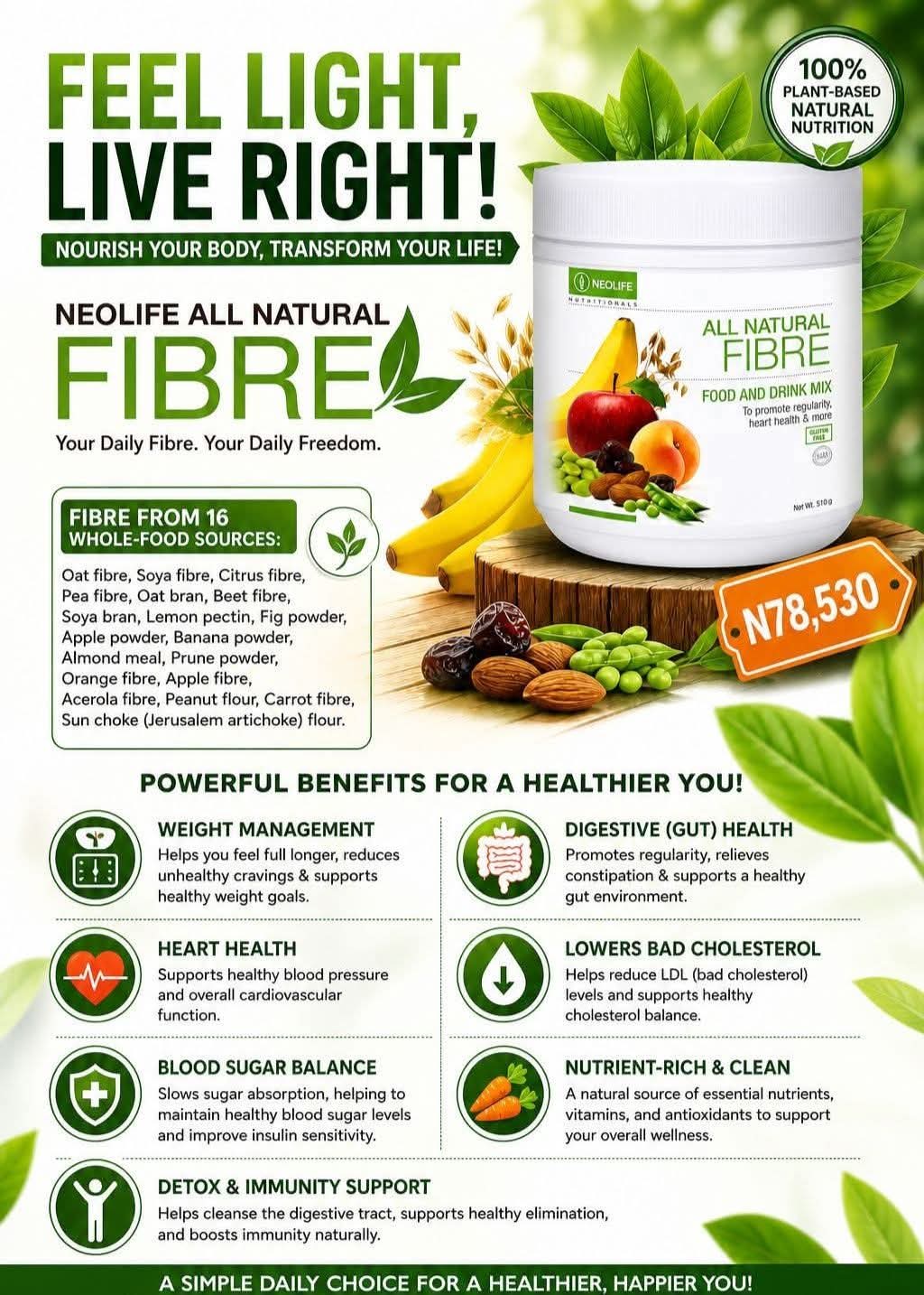All natural fiber